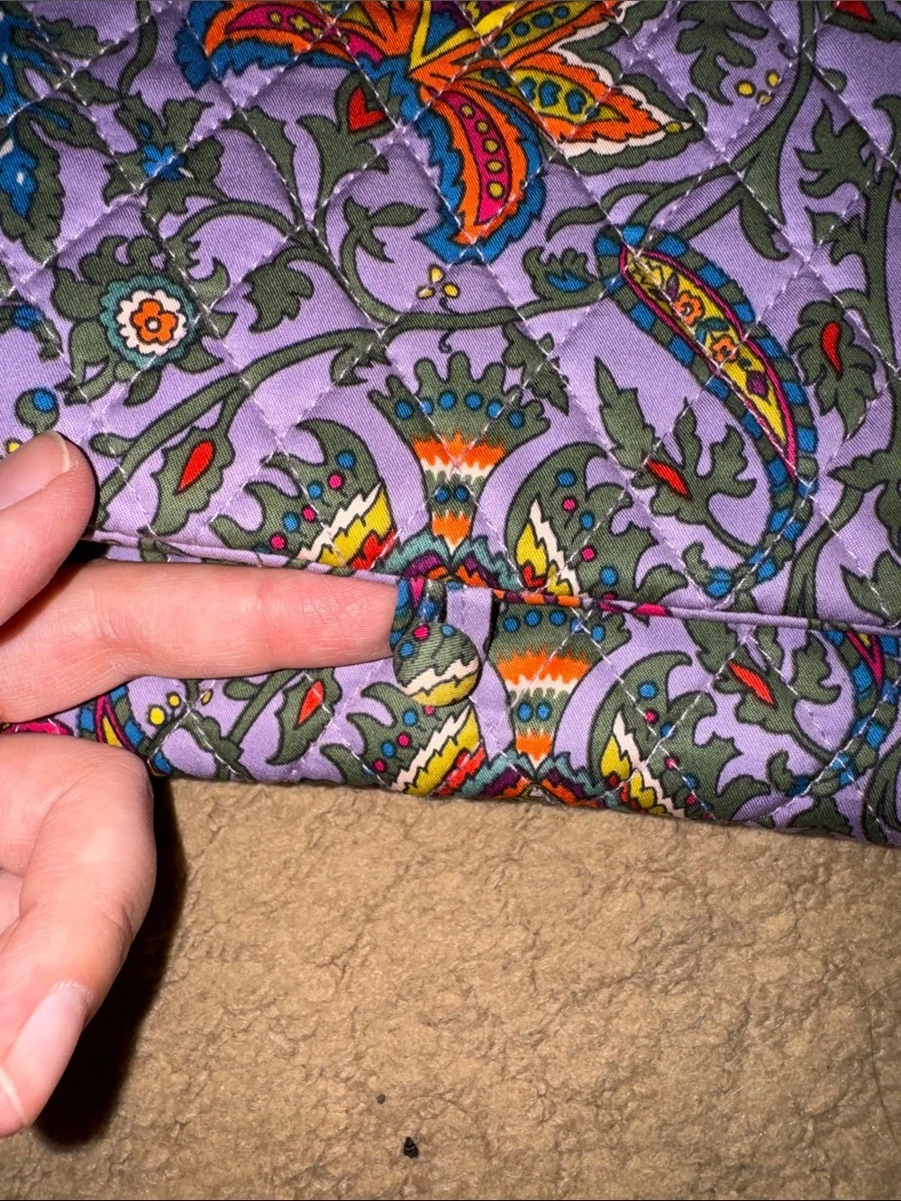 Vera Bradley purple floral